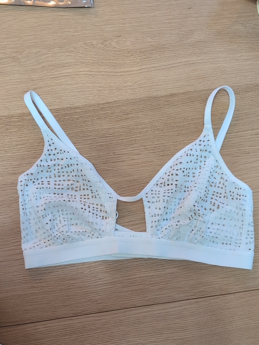 Eyelet Lace Cutout Bralette - Women Intimates
